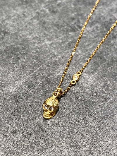 PETITE PAVE SKULL NECKLACE GIFT Loree Rodkin Official Shop